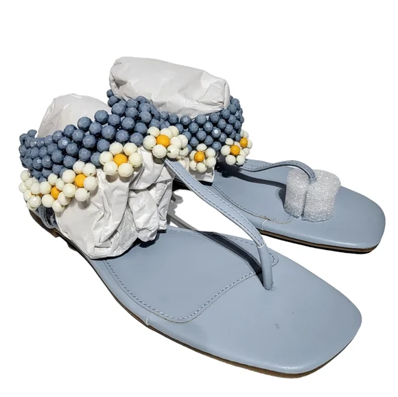 Katy Perry Gardener Anklet Sandal Blue 8 - Picture 5 of 8